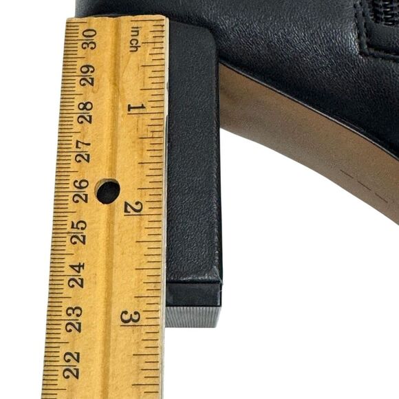 Vince Camuto Boots Womens Size 9 Black Oskana Ankle Pointed Toe Block Heel Zip - Picture 6 of 8